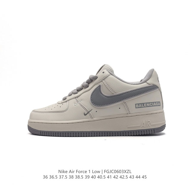 公司级 Af1耐克 Nike Air Force 1 ‘07 Low 空军一号 厚底增高百搭运动板鞋 原楦头原纸板 打造纯正空军版型，专注外贸渠道 全掌内置蜂窝