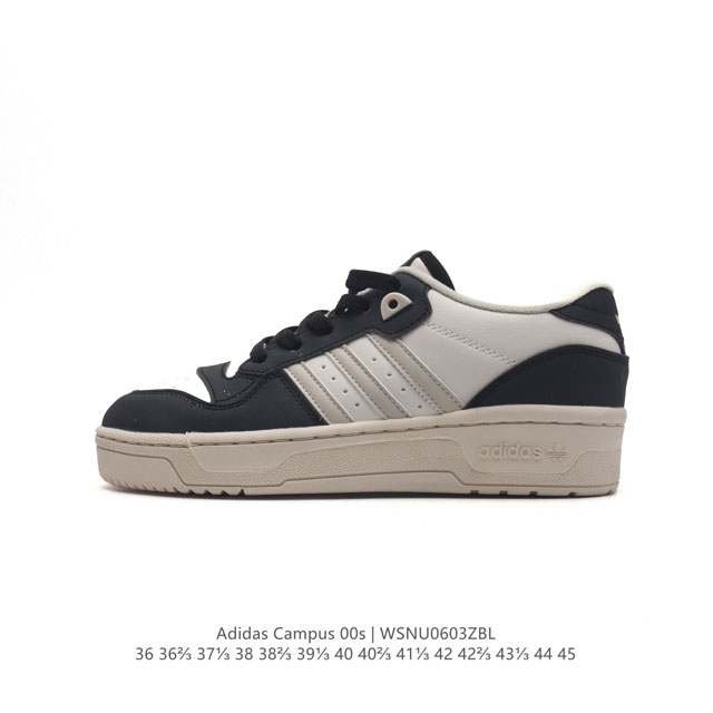 Adidas阿迪达斯.男女鞋 三叶草campus 00S 面包鞋复古休闲板鞋。千禧回潮！Adidas Campus 00S 经典再现！面包化的campus鞋款在