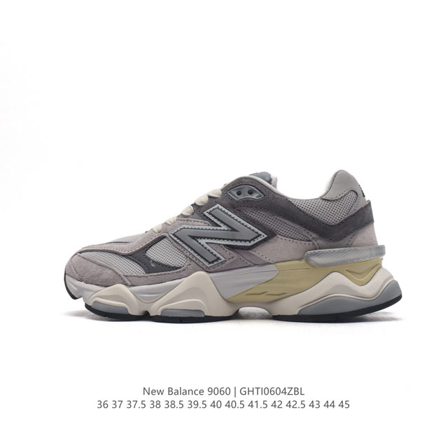 Nb 新百伦 New Balance Nb9060小象蹄男女款9060舒适百搭老爹鞋。全新 9060 款式将经典风格与现代设计融合到日常多功能性中。 9060