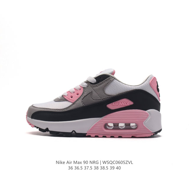 Nike 耐克 Air Max 90 Nrg 男女子休闲运动鞋 气垫运动鞋 鬼脸 倒钩 超大logo透气舒适减震耐磨底休闲运动跑步鞋。设计均采用无缝防水 Tec