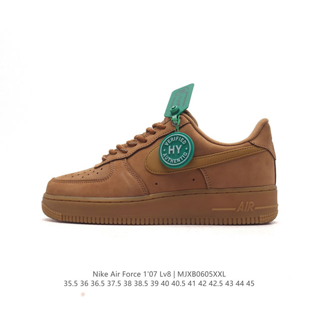 公司级 附赠送logo清洁刷 Af1耐克 Nike Air Force 1 ‘07 Low 空军一号厚底增高百搭休闲运动板鞋 原楦头原纸板 打造纯正空军版型，专