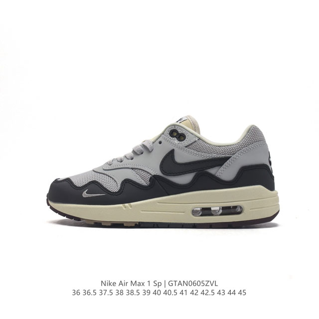 耐克 Nike Air Max 1 P 男女子运动鞋缓震慢跑鞋，由 Nike 与阿姆斯特丹服饰品牌 Patta 联袂打造，将你挚爱的经典外观与荷兰品牌的反叛精神