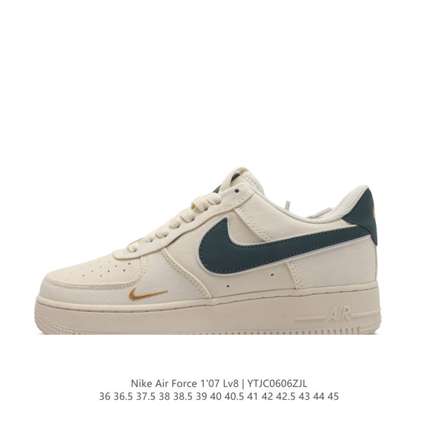 公司级 Af1耐克 Nike Air Force 1 ‘07 Low 空军一号 厚底增高百搭运动板鞋 原楦头原纸板 打造纯正空军版型，专注外贸渠道 全掌内置蜂窝