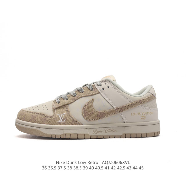 耐克 Nike Dunk Low Retro 运动鞋复古板鞋，作为 80 年代经典篮球鞋款，起初专为硬木球场打造，后来成为席卷街头的时尚标杆，现以经典细节和复古