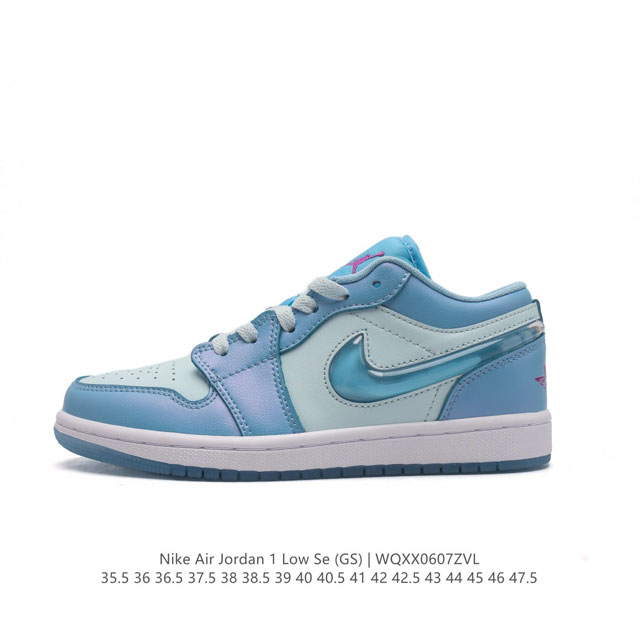 耐克 乔丹air Jordan 1 Low Aj1 乔1 乔丹1代aj1 低帮复古文化休闲运动篮球鞋。该鞋款从 1985 年元年款汲取设计灵感，焕新演绎简约经典