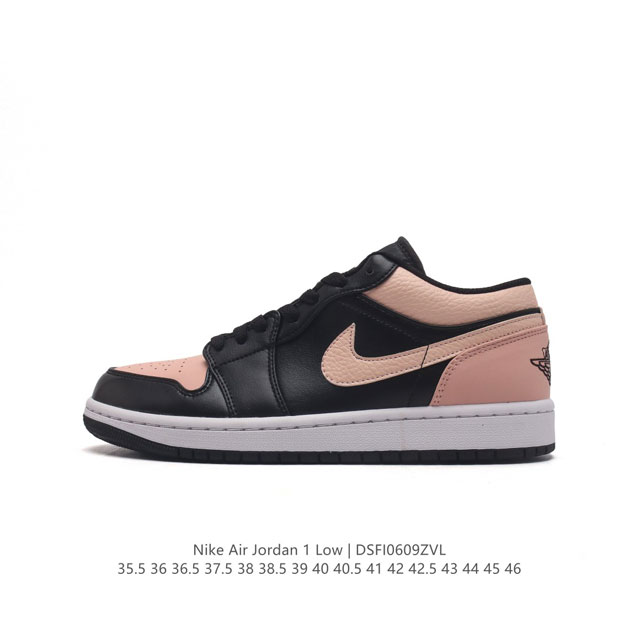 耐克 乔丹air Jordan 1 Low Aj1 乔1 乔丹1代aj1 低帮复古文化休闲运动篮球鞋。该鞋款从 1985 年元年款汲取设计灵感，焕新演绎简约经典