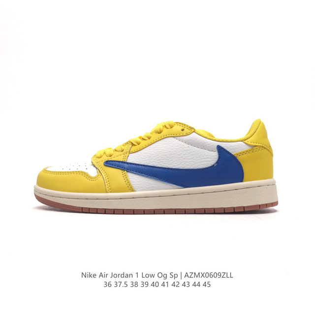 耐克 Nike Air Jordan 1 Low Og Sp Military Blue Aj1乔1 倒勾 低帮篮球鞋 Aj1 乔丹1代 Aj1 乔1 反向脚趾