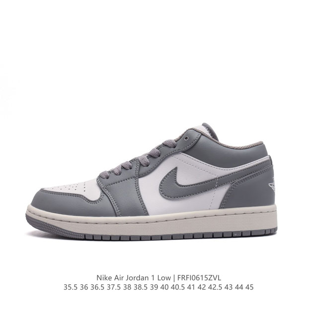 耐克 乔丹air Jordan 1 Low Aj1 乔1 乔丹1代aj1 低帮复古文化休闲运动篮球鞋。该鞋款从 1985 年元年款汲取设计灵感，焕新演绎简约经典