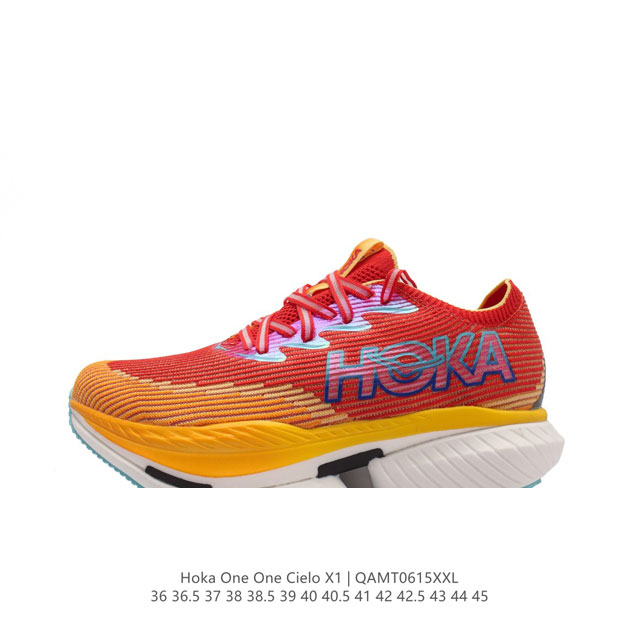 公司级hoka Cielo X1 舒适百搭 织物耐磨透气减震低帮休闲跑步鞋 男款 货号：1147910 码数：36 36.5 37.5 38 38.5 39 4