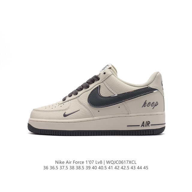 公司级 Af1耐克 Nike Air Force 1 ‘07 Low 空军一号 厚底增高百搭运动板鞋 原楦头原纸板 打造纯正空军版型，专注外贸渠道 全掌内置蜂窝