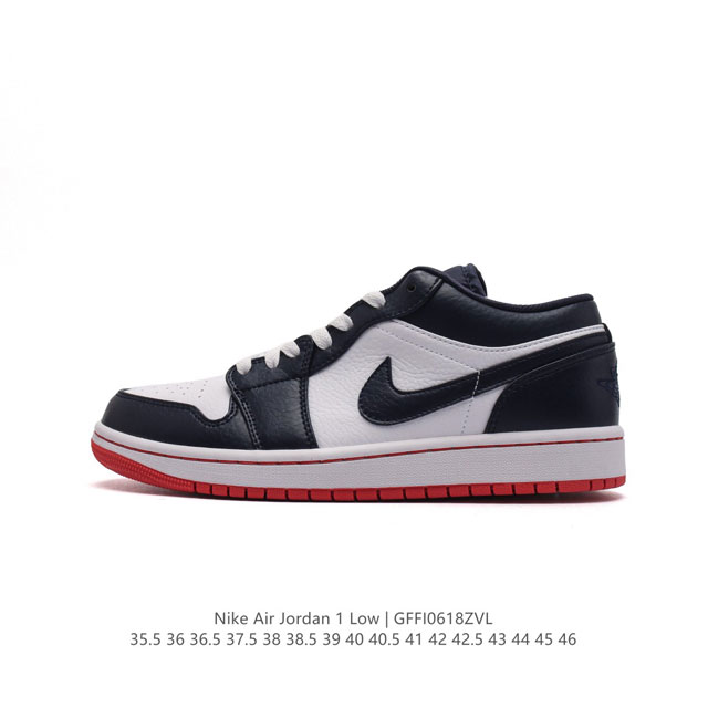 耐克 乔丹air Jordan 1 Low Aj1 乔1 乔丹1代aj1 低帮复古文化休闲运动篮球鞋。该鞋款从 1985 年元年款汲取设计灵感，焕新演绎简约经典