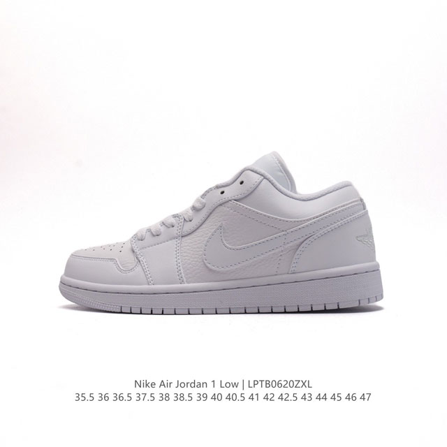 耐克 乔丹Air Jordan 1 Low AJ1 乔1 乔丹1代aj1 低帮复古文化休闲运动篮球鞋。该鞋款从 1985 年元年款汲取设计灵感，焕新演绎简约经典