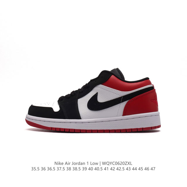 耐克 乔丹Air Jordan 1 Low AJ1 乔1 乔丹1代aj1 低帮复古文化休闲运动篮球鞋。该鞋款从 1985 年元年款汲取设计灵感，焕新演绎简约经典