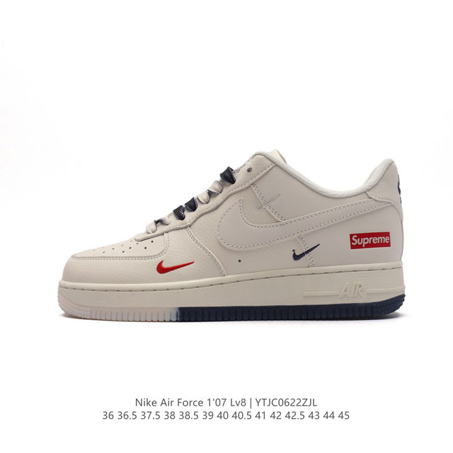 公司级 AF1耐克 Nike Air Force 1 ‘07 Low 空军一号 厚底增高百搭运动板鞋 原楦头原纸板 打造纯正空军版型，专注外贸渠道 全掌内置蜂窝