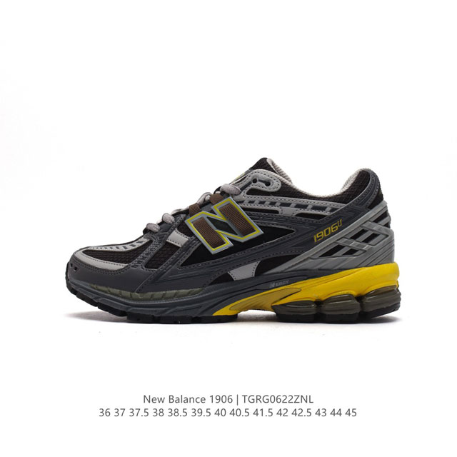 公司级 新百伦 New Balance M1906系列 复古运动鞋单品宝藏老爹鞋款。作为NB最经典的档案鞋型之一，与2002一样，1906有着NB最成熟的技术加