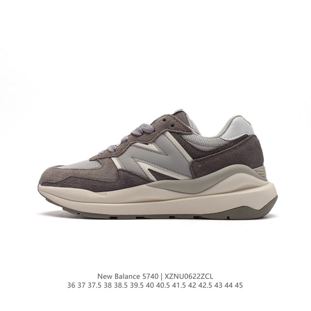 NewBalance 新百伦 NB5740 运动鞋厚底增高男女鞋5740系列舒适轻便简约百搭休闲鞋，57 40运动鞋为爱舒适又追求时尚的人士而设计，采用抢眼的8