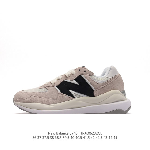 NewBalance 新百伦 NB5740 运动鞋厚底增高男女鞋5740系列舒适轻便简约百搭休闲鞋，57 40运动鞋为爱舒适又追求时尚的人士而设计，采用抢眼的8