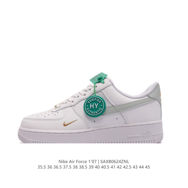 公司级 附赠送logo清洁刷 AF1耐克 Nike Air Force 1 ‘07 Low 空军一号厚底增高百搭休闲运动板鞋 原楦头原纸板 打造纯正空军版型，专