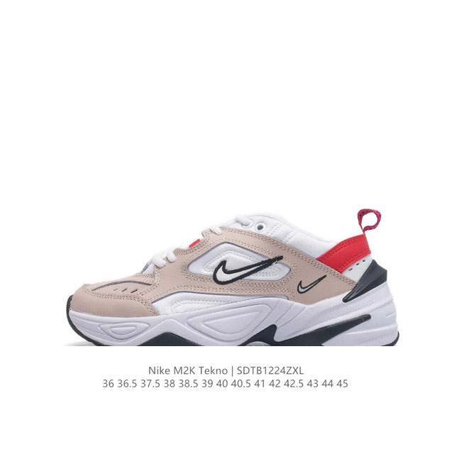 公司级耐克Nike Air Monarch M2K 经典复古老爹鞋 夸张流线极符 风靡老爹元素 外形延续当下潮流得未来感老爹鞋 设计干净！ 货号：BQ3378-