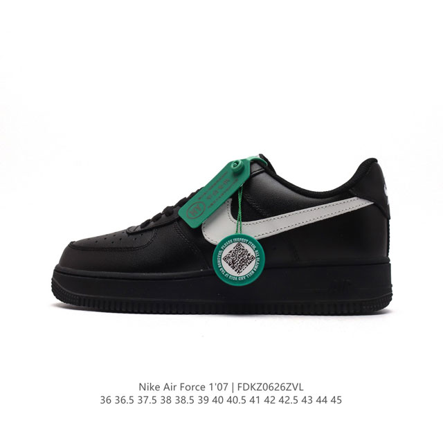 公司级 附赠送logo清洁刷 AF1耐克 Nike Air Force 1 ‘07 Low 空军一号厚底增高百搭休闲运动板鞋 原楦头原纸板 打造纯正空军版型，专