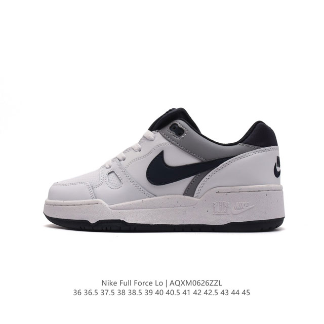 耐克 Nike 全新鞋型 来了！Nike Full Force Low 时尚复古运动板鞋，复古气质爆棚！近年来复古风的兴起，众多品牌纷纷推出自己的全新鞋款，势必