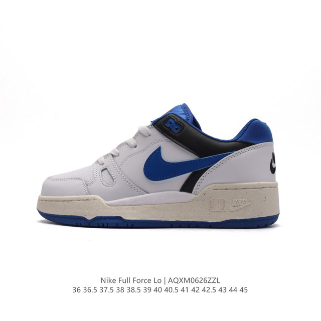 耐克 Nike 全新鞋型 来了！Nike Full Force Low 时尚复古运动板鞋，复古气质爆棚！近年来复古风的兴起，众多品牌纷纷推出自己的全新鞋款，势必