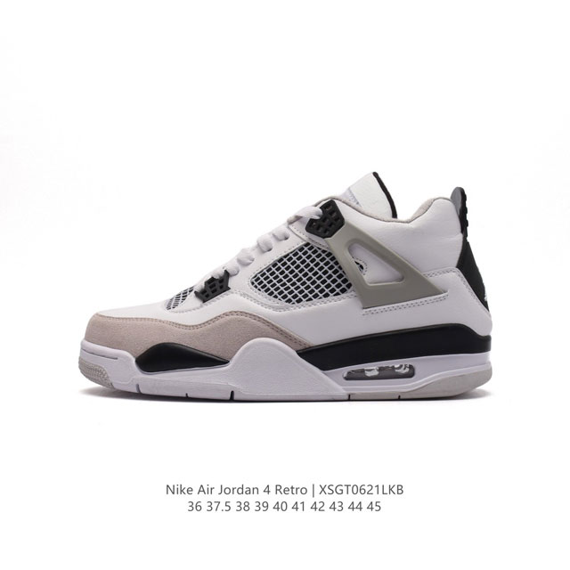 耐克 Nike Air Jordan 4 Retro OG迈克尔 乔丹AJ4代乔4 中帮复古休闲运动文化篮球鞋。秉承轻量化的速度型篮球鞋设计思想完成设计，降低重