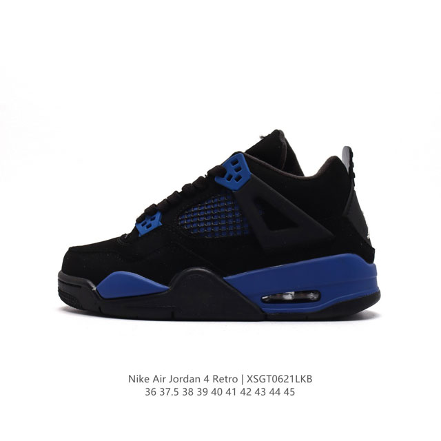 耐克 Nike Air Jordan 4 Retro OG迈克尔 乔丹AJ4代乔4 中帮复古休闲运动文化篮球鞋。秉承轻量化的速度型篮球鞋设计思想完成设计，降低重