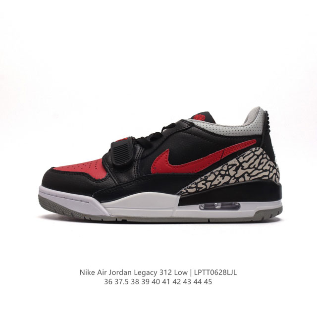 耐克 AJ 乔丹 Air Jordan Legacy 312 低帮运动鞋 AJ312 乔312百搭篮球鞋 酷炫混搭，谁人不爱？Air Jordan Legacy