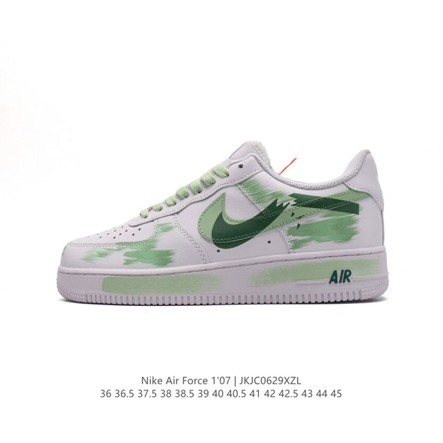 公司级 AF1耐克 Nike Air Force 1 ‘07 Low 空军一号 厚底增高百搭运动板鞋 原楦头原纸板 打造纯正空军版型，专注外贸渠道 全掌内置蜂窝