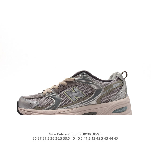 公司级 新百伦 NB530 New Balance 530 复跑古鞋NB530这鞋双确实是NB家经复典古款式之一，以全科新技诠释，成打功造530鞋款。鞋面保在持