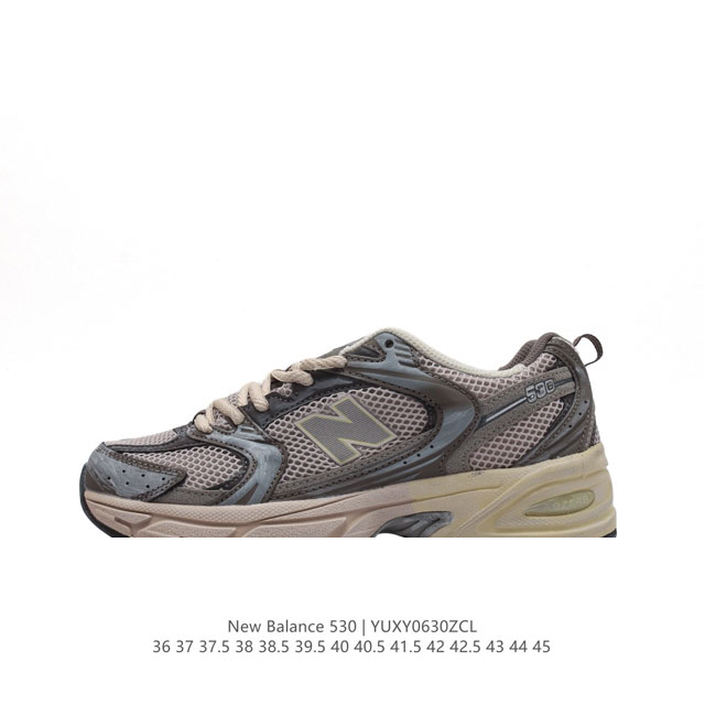 公司级 新百伦 NB530 New Balance 530 复跑古鞋NB530这鞋双确实是NB家经复典古款式之一，以全科新技诠释，成打功造530鞋款。鞋面保在持