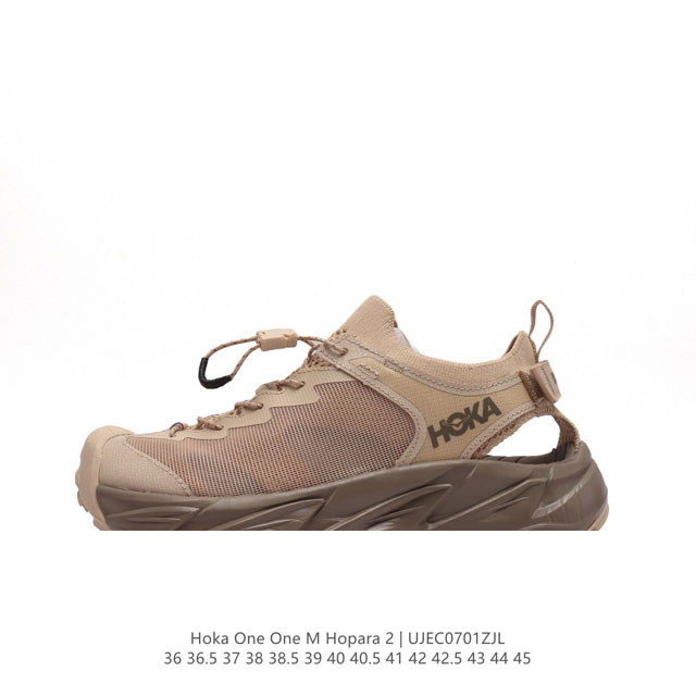 公司级 HOKA ONE ONE Hopara 户外凉鞋 霍帕拉缓震登山徒步越野运动凉拖鞋 Hoka hopara 二代来袭！夏日户外新色彩！#宝藏小众好鞋 #