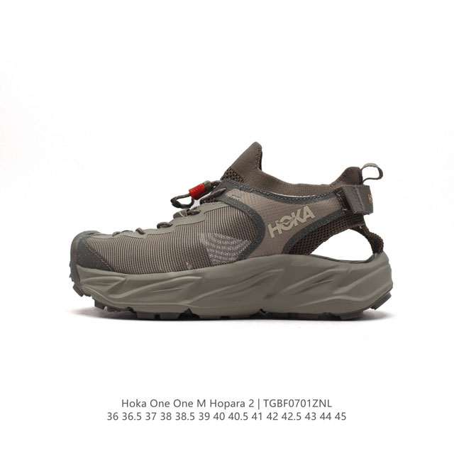 公司级 HOKA ONE ONE Hopara 户外凉鞋 霍帕拉缓震登山徒步越野运动凉拖鞋 Hoka hopara 二代来袭！夏日户外新色彩！#宝藏小众好鞋 #