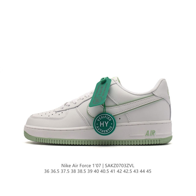 公司级 附赠送logo清洁刷 AF1耐克 Nike Air Force 1 ‘07 Low 空军一号厚底增高百搭休闲运动板鞋 原楦头原纸板 打造纯正空军版型，专