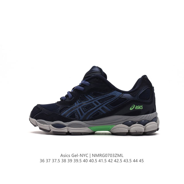 AsicsGel-NYC复古单品 亚瑟士ASICSTIGER 新款休闲鞋 厚底街头运动休闲鞋，ASICS亚瑟士推出全新GEL-NYC，彰显纽约都市活力。这次的新