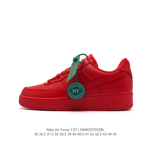 附赠送logo清洁刷 AF1耐克 Nike Air Force 1 ‘07 Low 空军一号厚底增高百搭休闲运动板鞋 原楦头原纸板 打造纯正空军版型，专注外贸渠