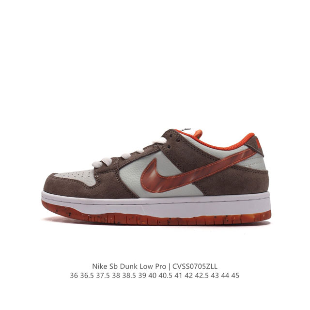 耐克 Nike Sb Dunk Low Pro 男女同款运动鞋复古板鞋，尽情迈步，彰显个性风采。采用柔软皮革鞋面，经久耐穿，塑就如元年款 Dunk 般的复古质感