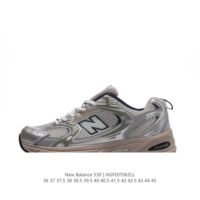 公司级 新百伦 NB530 New Balance 530 复跑古鞋NB530这鞋双确实是NB家经复典古款式之一，以全科新技诠释，成打功造530鞋款。鞋面保在持