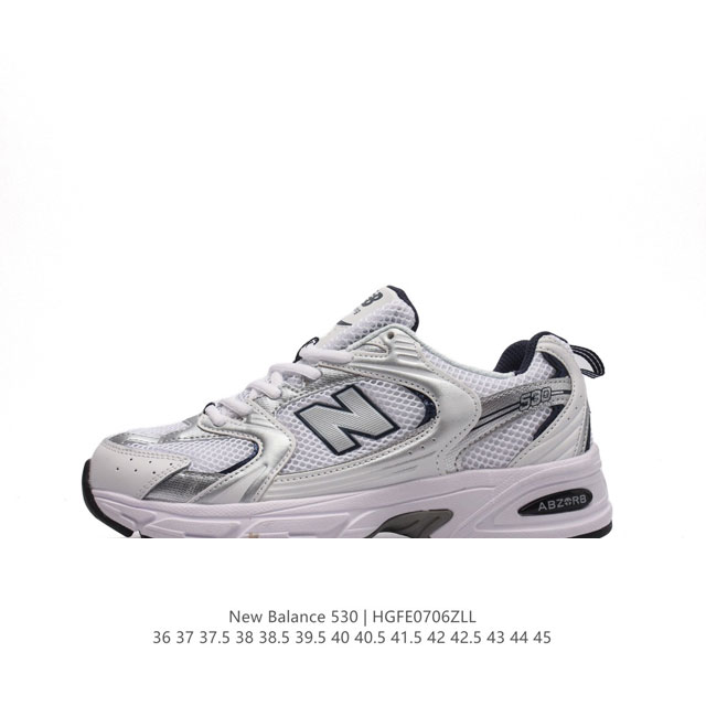 公司级 新百伦 NB530 New Balance 530 复跑古鞋NB530这鞋双确实是NB家经复典古款式之一，以全科新技诠释，成打功造530鞋款。鞋面保在持