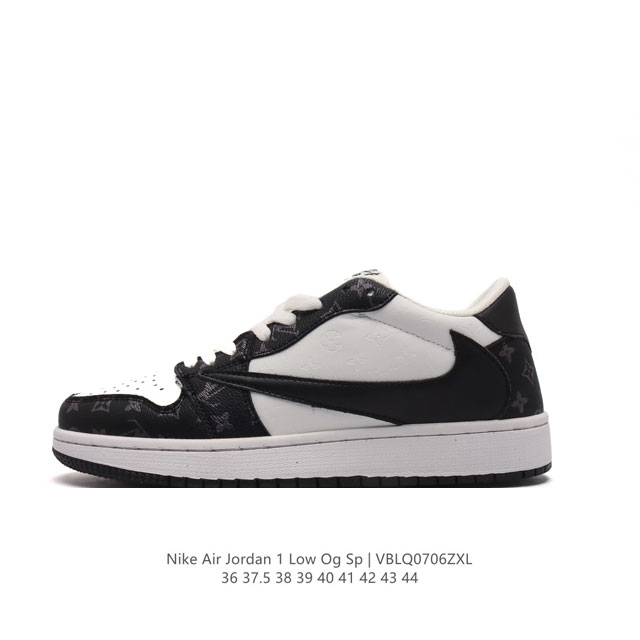 耐克 Nike Air Jordan 1 Low OG SP Military Blue AJ1乔1 倒勾 路易威登联名 低帮篮球鞋 AJ1 乔丹1代 aj1