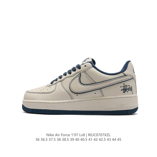 公司级 Af1耐克 Nike Air Force 1 ‘07 Low 空军一号 厚底增高百搭运动板鞋 原楦头原纸板 打造纯正空军版型，专注外贸渠道 全掌内置蜂窝