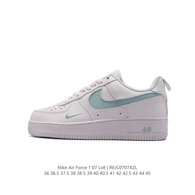 公司级 Af1耐克 Nike Air Force 1 ‘07 Low 空军一号 厚底增高百搭运动板鞋 原楦头原纸板 打造纯正空军版型，专注外贸渠道 全掌内置蜂窝