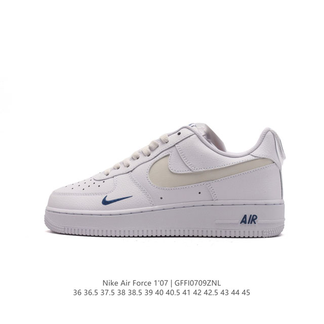 公司级 Af1耐克 Nike Air Force 1 ‘07 Low 空军一号 厚底增高百搭运动板鞋 原楦头原纸板 打造纯正空军版型，专注外贸渠道 全掌内置蜂窝