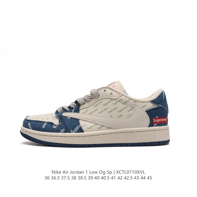 耐克 Nike Air Jordan 1 Low Og Sp Military Blue Aj1乔1 倒勾 低帮篮球鞋 Aj1 乔丹1代 Aj1 乔1 反向脚趾