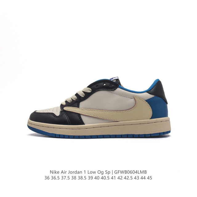 耐克 Nike Air Jordan 1 Low Og Sp Military Blue Aj1乔1 倒勾 低帮篮球鞋 Aj1 乔丹1代 Aj1 乔1 反向脚趾