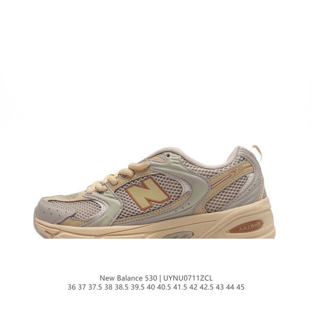 公司级 新百伦 Nb530运动鞋 New Balance 530 复古跑鞋厚底增高老爹运动鞋 Nb530这鞋双确实是nb家经复典古款式之一，以全科新技诠释，成打