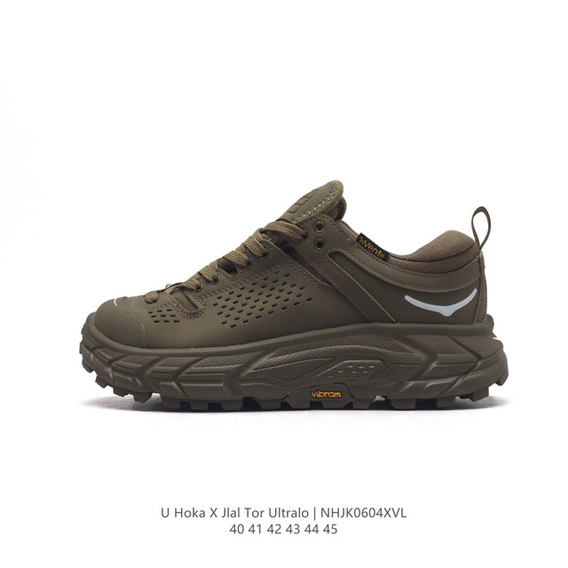 Hoka Tor Ultra X Jlal 联名款运动鞋 经典鞋款复刻 户外性能新星横空出世！Jl Al联名款hoka Ultra Low减震防滑耐磨户外功能鞋