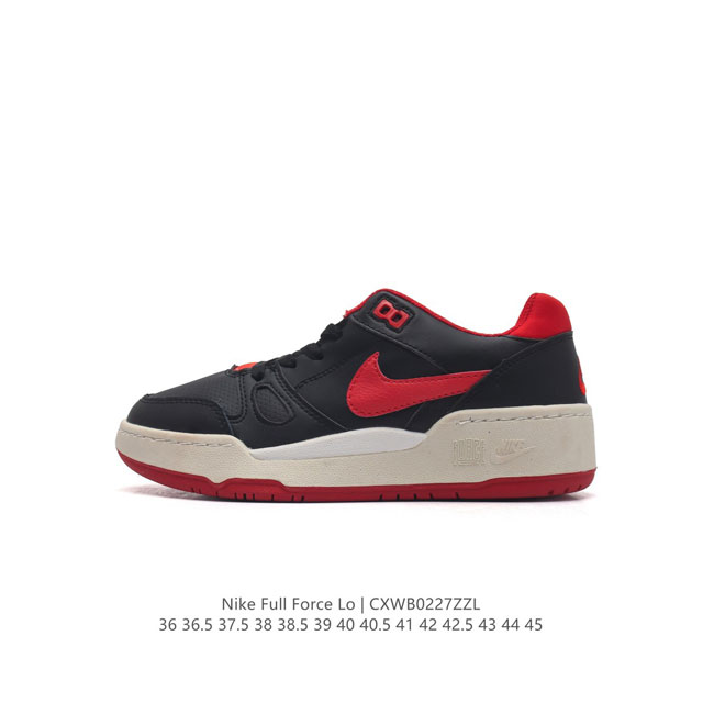 耐克 Nike 全新鞋型 来了！Nike Full Force Low 时尚复古运动板鞋，复古气质爆棚！近年来复古风的兴起，众多品牌纷纷推出自己的全新鞋款，势必