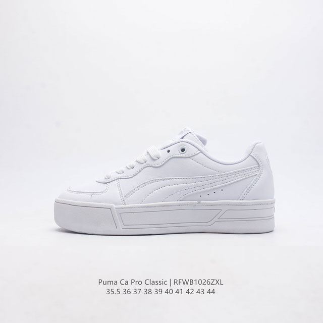 Puma Slipstream Lo Laces 彪马2023 秋冬新款 复古时尚厚底增高耐磨情侣休闲板鞋 码数：35.5 44 编码：Rfwb1026